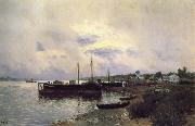 Levitan, Isaak Landscape oil